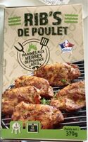 Rib’s de poulet marinés aux herbes de Provence rotis