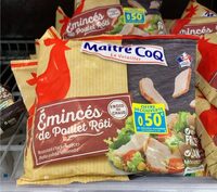 Emincés de poulet roti