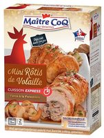 Mini rôtis de volaille farce à la forestière