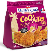 Coq ailes Indien