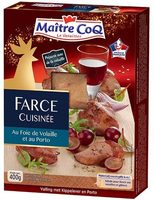 Farce cuisinée au foie de volaille et au Porto