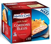 Cordons bleus 100% poulet x10