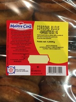 Cordons Bleus (4 Barquettes de 1 kg)