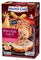 Pintade farcie aux airelles et au foie gras de canard