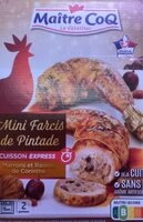 Mini farcis de pintade