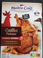 Cailles farcies