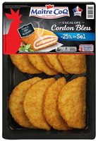 Escalope cordon bleu -25% de sel, 800g
