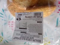 Escalope cordon bleu de poulet