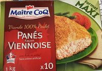 Panés de Poulet façon viennoise