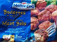Boulettes de poulet rôties