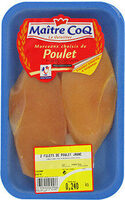 Filets de poulet Jaune x2