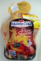 Poulet jaune classe A Pleine Saveur, éviscéré sans abats