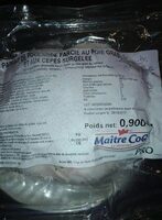 Parfait de poularde farcie au foie gras et aux cèpes surgelé