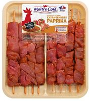 Brochettes de dinde extra tendre paprika x8