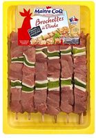 Brochette de dinde poivrons x12