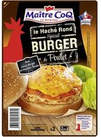 Le haché rond spécial Burger de poulet