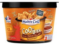 Coq en box poulet croustillant légèrement épicé