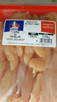 Aiguillettes poulet Maitre coq Jaune