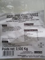 Aiguillettes poulet panées cornflakes
