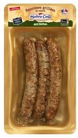 Saucisses grillées de volaille aux herbes