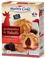 Gourmandises de volaille pruneau entier et poitrine fumée