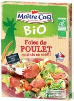 Foie de poulet confit Bio