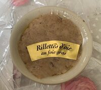 Rillettes d'oie au foie gras