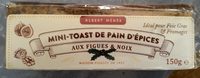 Mini toast de pain d'épices