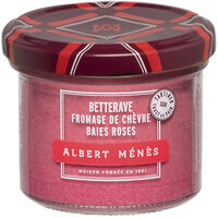 Crème de Betterave au Chèvre et aux Baies Roses