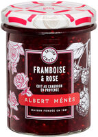 Confiture Extra de Framboise à la Rose
