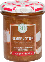 BIO Marmelade d'Orange et de Citron