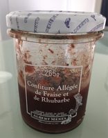 Confiture allégée de Fraise et de Rhubarbe