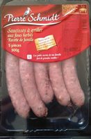 Saucisses à griller aux fines herbes