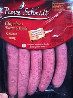 Chipolatas PIERRE SCHMIDT, 5 pieces