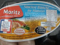 Saucisses Blanche au munster