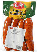 Saucisses De Montbéliard x4, 350g Fumées