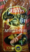 Saucisse de Montbéliard cuite