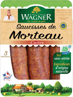 Saucisse de Morteau cuite IGP 3x140g sous gaz VPF BBC PW