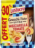 Lustucru gnocchi a poeler extra mozarella tomate +30% offert 280g x9