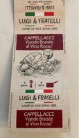 Luigi & fratelli cappellacci viande braisee 250g