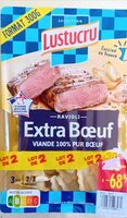 Lustucru lot 2 ravioli extra boeuf 300g 2e a -68% x4