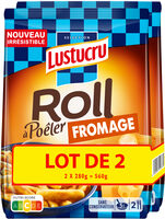 Lot de 2 lustucru gnocchi a poeler roll fromage 280g x4