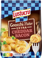 Gnocchi a poeler extra cheddar bacon 280g lu