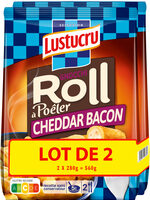 Lustucru 2 roll a poeler cheddar bacon 280g x4