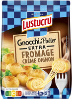 Gnocchi a poeler extra fromage creme oignon 280g lustucru