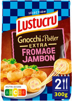 Gnocchi a poeler extra jambon fromage lustucru 300g