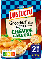 Lustucru gnocchi a poeler extra chevre lardons 280g