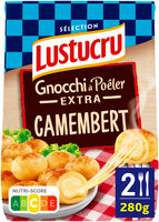 Lustucru gnocchi a poeler extra camembert 280g