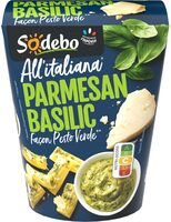 Sodebo box all'italiana 280g pesto verde parmesan basilic
