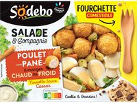 Sodebo salade&cie 320g poulet pane